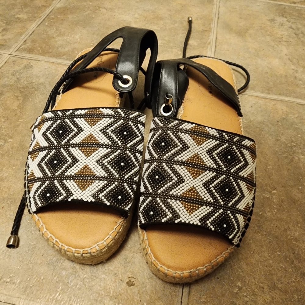 Beaded sandals